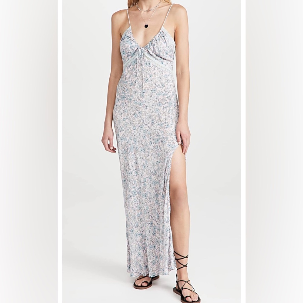 Free People All I Wanted Maxi Slip in Soft Combo